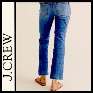 J.Crew Re-Imagined Mid-Rise Flare Crop Jeans